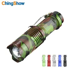 

Army Green Waterproof LED FlashLight sk68 CREE XP-L Q5 LED Lamp taschenl 3 mode 300 Lumens Zoomable Torch use AA 14500 battery