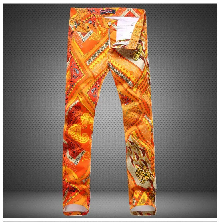 Online kopen Wholesale mens oranje broek uit China mens