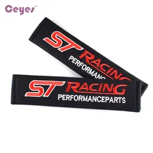 Étui de décoration de voiture pour ST Racing, pour Ford Focus 2 3 Mondeo Ecosport Kuga Mk4 Fiesta Mustang Mk3 Fusion