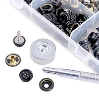 סירה ימית ימית סירה כיסוי בד נירוסטה הצמד אטב Stud קאפ Socket עם כלי (2)