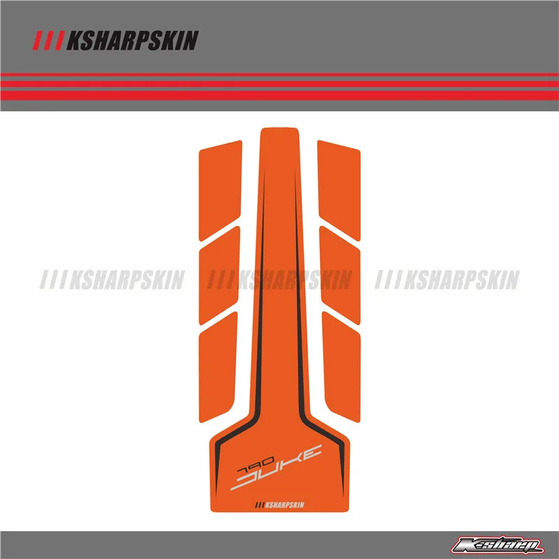 ADESIVI 3D наклейка эмблема протектор Танк Pad stompgrip для KTM DUKE790 DUKE 790 - Цвет: K-YG-KTM-DU790-01