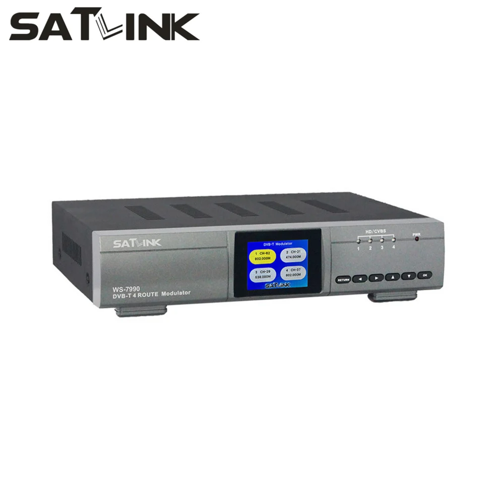 

SATLINK WS-7990 DVB-T 4 Route modulator MPEG4 HD 1080P DVB-T Modulator