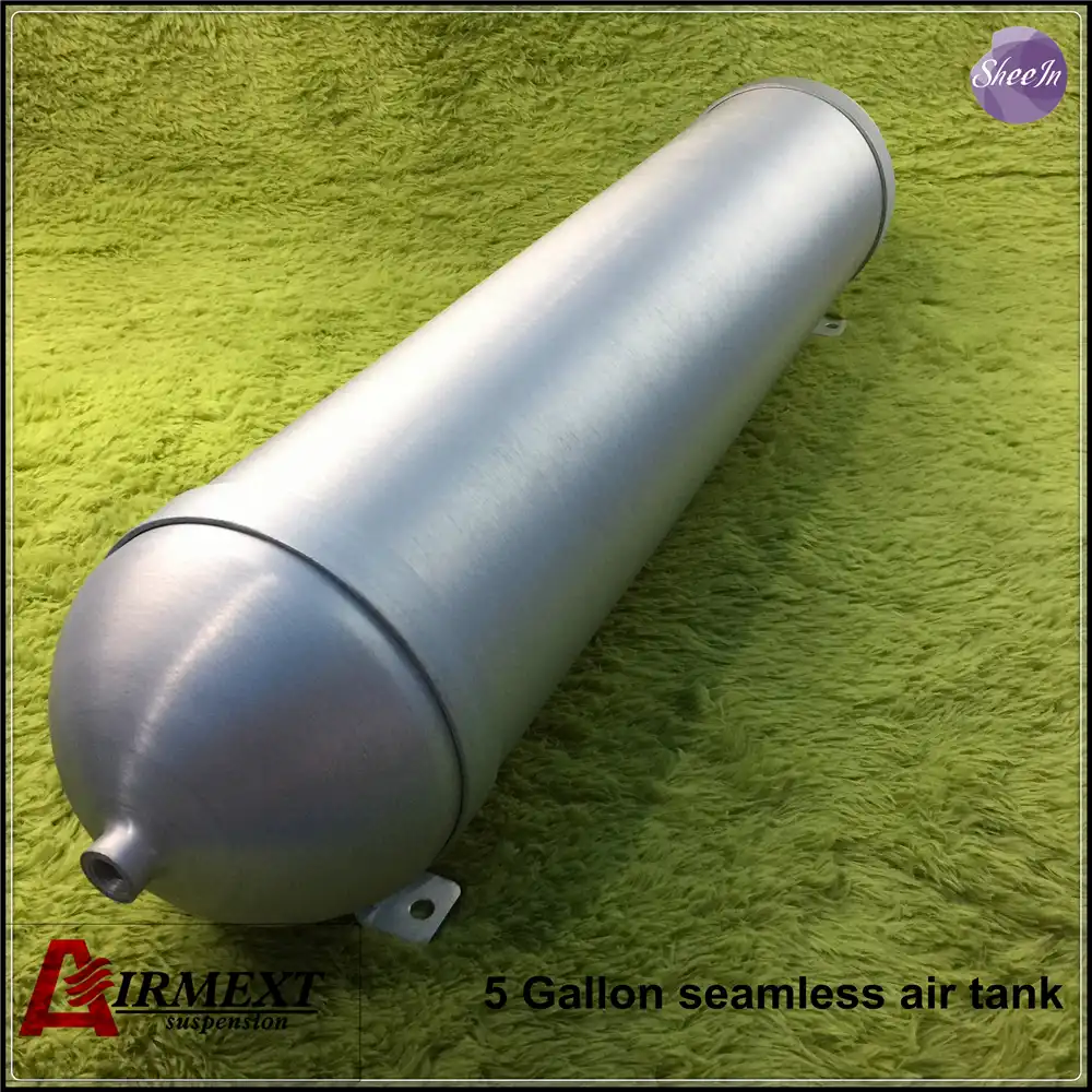 5 Gallon aluminum Seamless air cylinder air tank pneumatic air suspension system tunning vehicle