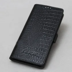 На Алиэкспресс купить чехол для смартфона genuine leather flip case for zte nubia red magic mars cover magnetic cases leather cover phone cases fundas