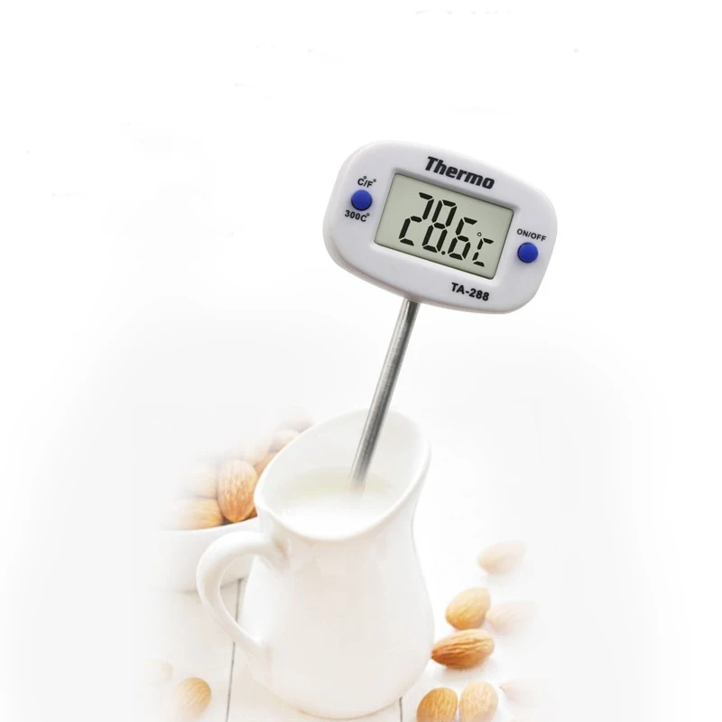 

1PCS Digital Kitchen Thermometer For BBQ Electronic Digital Food Probe Thermometer BBQ Water Milk Meat Temperature Kitchen Tools