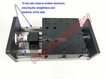 

GX150 1605 Ballscrew 1200mm Effective Travel Rail Linear Guide Moving Table Slide Module Motion Without Motor CNC Machine