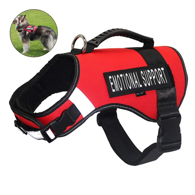 FMLPetHarnessforLargeDogsAdjustableReflectiveBreathableNylonNoPullDogHarnessesVest