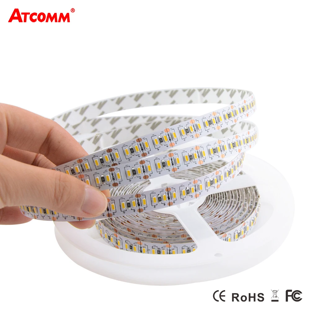 

Ultra Bright 3014 LED Strip Light 204 LEDs/m 12V 5 Meters 1020 LEDs High Lumen White Warm White Blue Colors LED Ribbon Lights