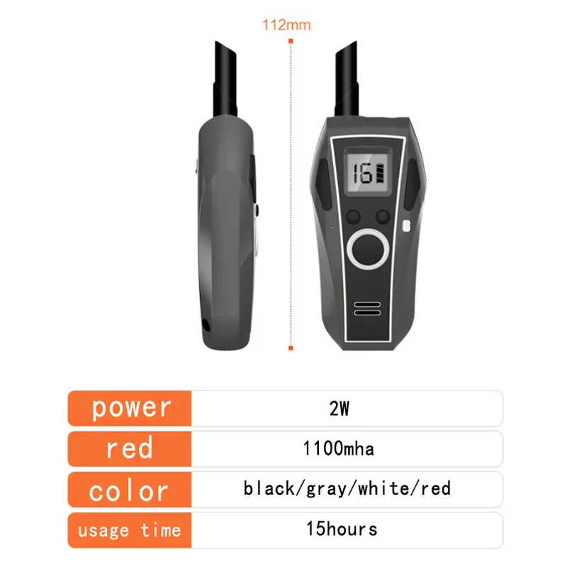 1pz Bluetooth Walkie Talkie Headphone Nirkabel Intercom Handset USB Charger Xiao Mi Portable Headphone Mi Ni Radio Handphone