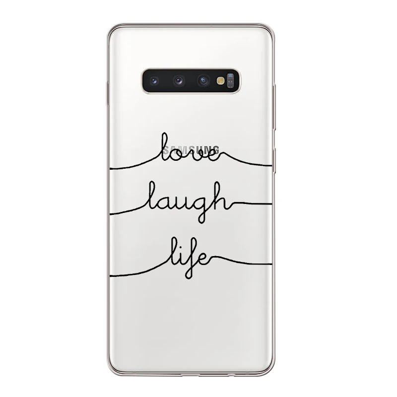 Чехол ciciber French Love Amor для samsung Galaxy S9 S8 S7 S6 S10 S10e S10+ Edge Plus S5 Mini мягкий чехол для телефона из ТПУ - Цвет: WM05821