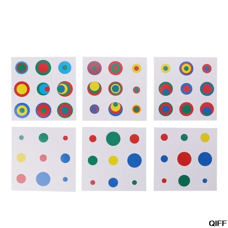 

Montessori Early Childhood Colors Fast Memory Education Matching Card