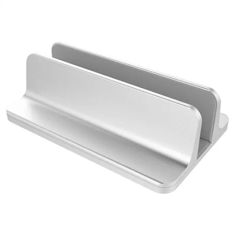 Online Base de montaje de ordenador portátil Vertical ajustable VODOOL de aleación de aluminio soporte de ahorro de espacio erigido para MacBook Pro Air PC
