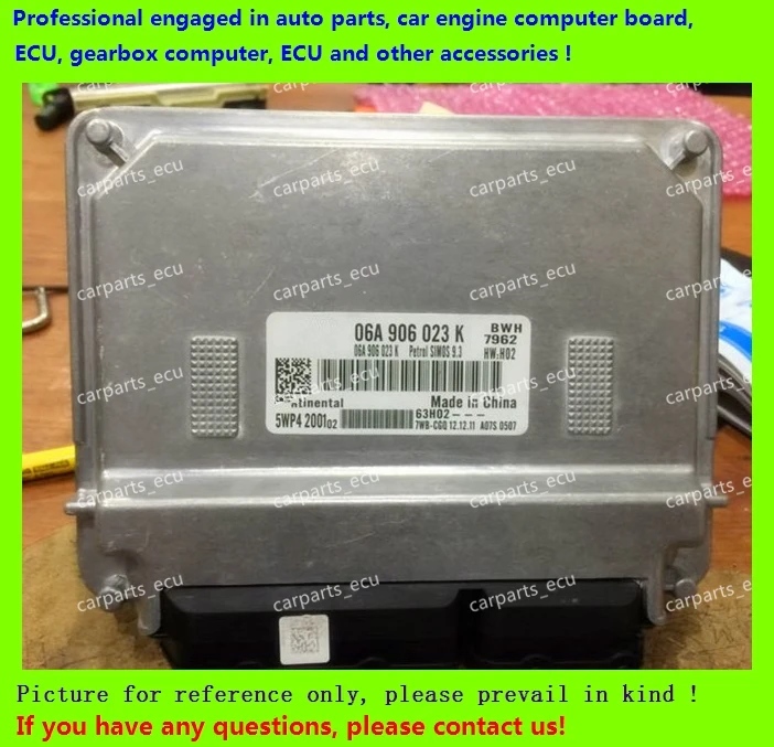 

For car engine computer board/VW Jetta ECU/Electronic Control Unit/06A906033LR/06A 906 033 LR/06A906023K/06A 906 023 K