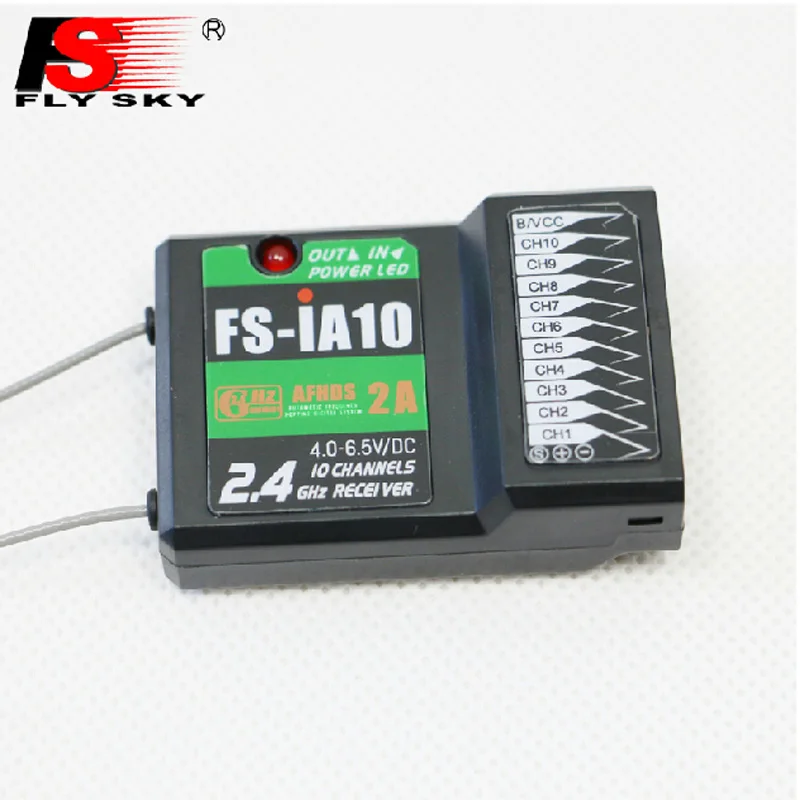 

Flysky FS-I10 Receiver FS-IA10 FS IA10 10ch data backhaul remote receiver compatible with FPV rc quadcopter kvadrokopter drone