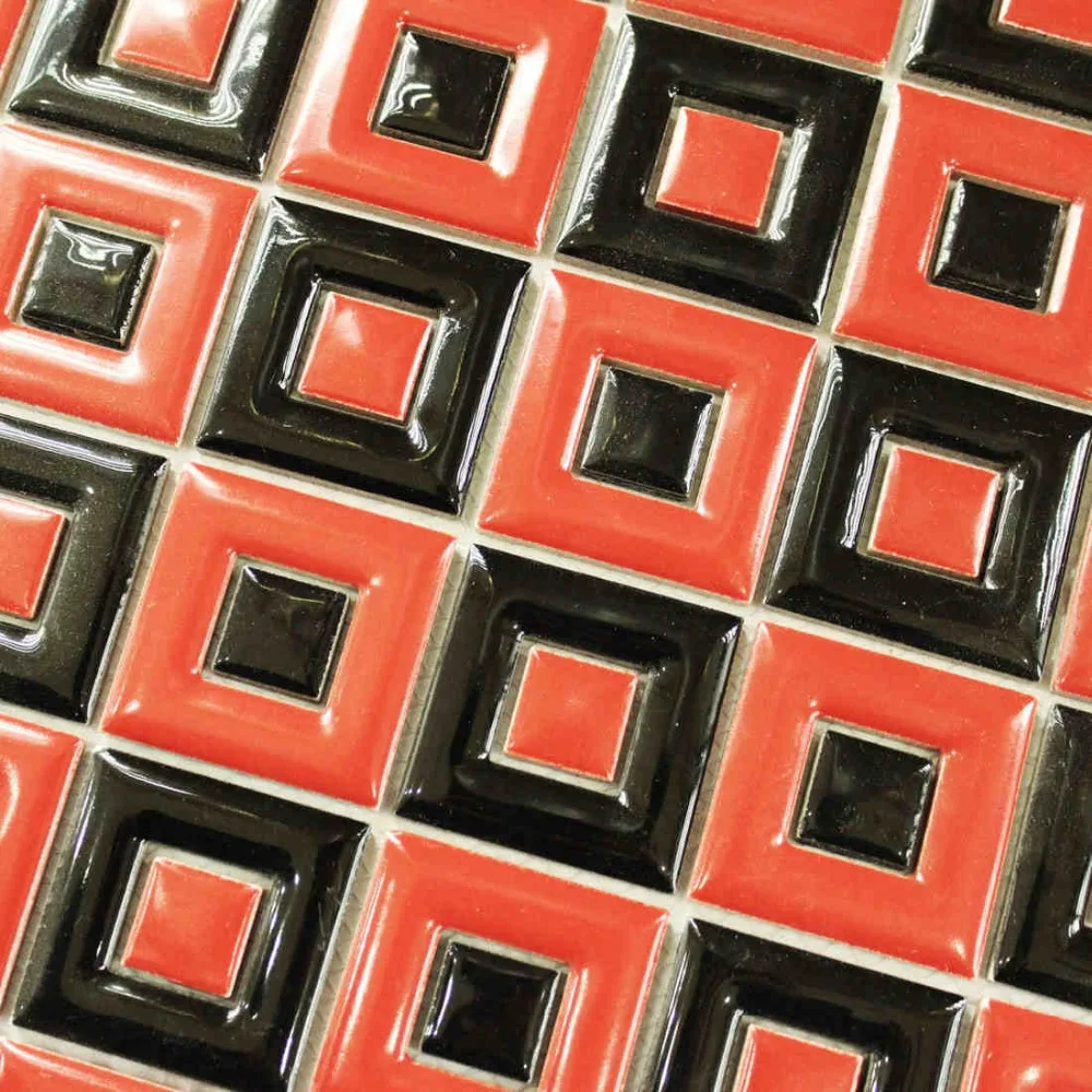 Achetez en gros noir carreaux de mosaïque en ligne à des ...
