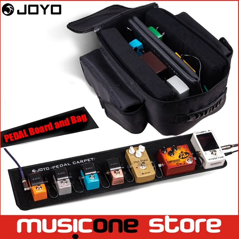JOYO PC 1 Pedal Carpet Soft Pedal Board with backpack Guitar Pedal Bag