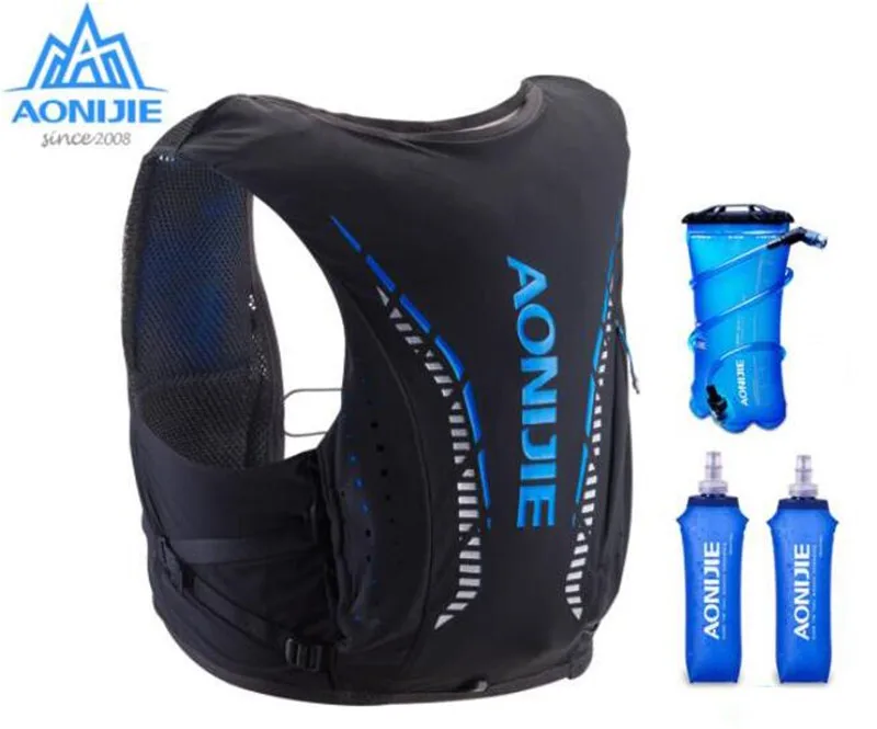 

AONIJIE 10L Outdoor Bags Hiking Backpack Vest Professional Marathon Running Cycling Advanced Skin Backpack Hydration Pack
