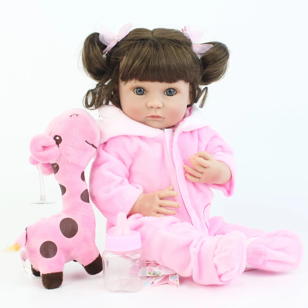 40 см полностью силиконовая кукла Reborn Baby Doll Toy 15 ”мягкая виниловая мини-кукла принцессы для девочек, подарок на день рождения, игровой домик, игрушка для купания