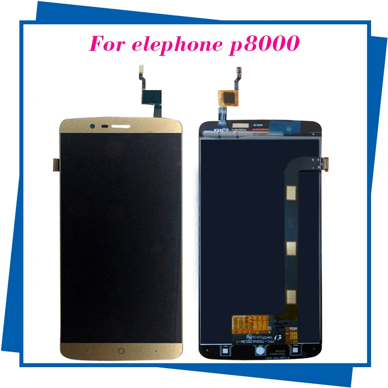 For Elephone P8000 smartphone LCD Display Touch Screen digitizer more color Original Quality with Tools