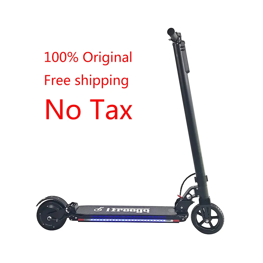 

New Freego ES - 06X Electric Scooter Two Wheels Shockproof Folding Electric Scooter LongBoard Smart Kick Scooter 6.6Ah Battery