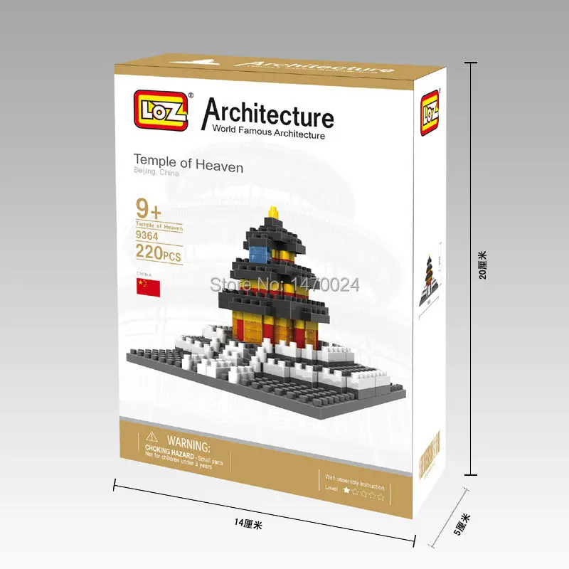 LOZ Blocks Diamond Blocs Building Blocks World Famous Architecture Education Toys China The