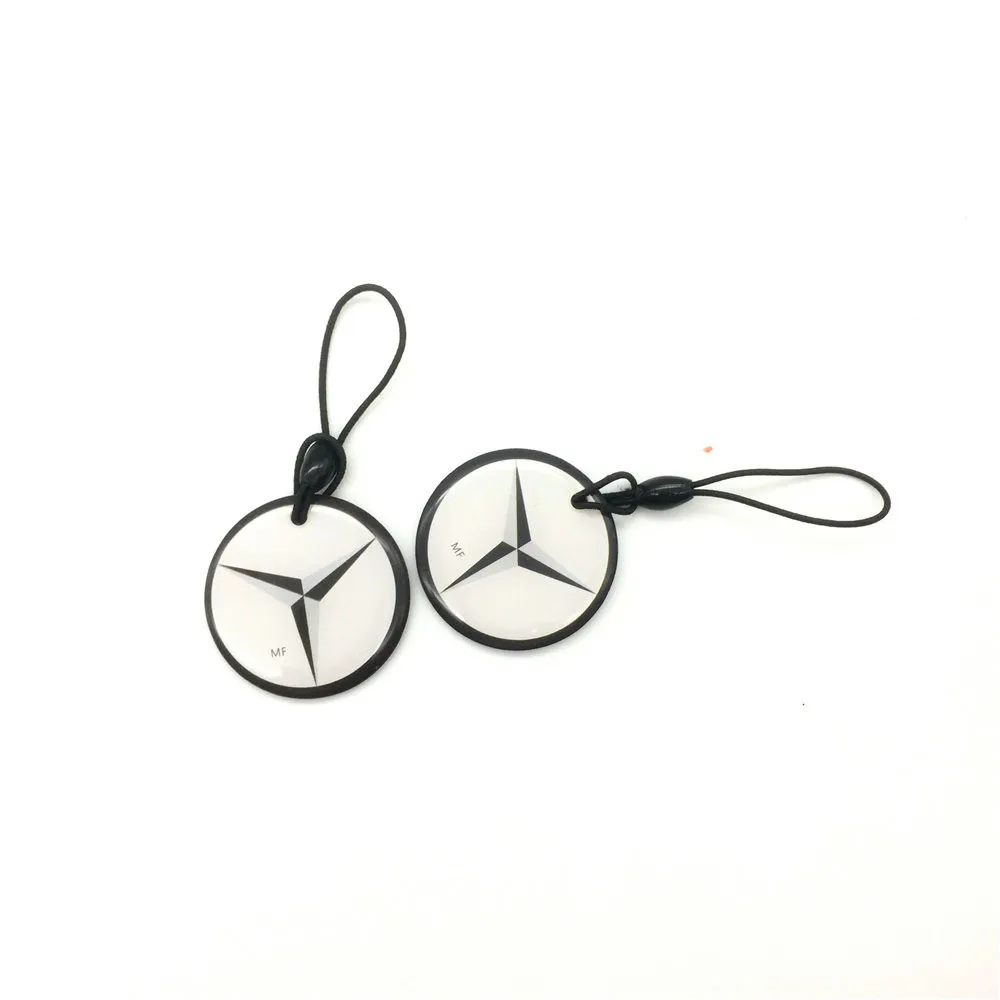 

1pcs 13.5MHZ UID Changeable IC S50 1K MFS50 NFC Card Keyfob RFID Keyfob RFID Badge Keys Auto Logo Token Tag Copy Clone