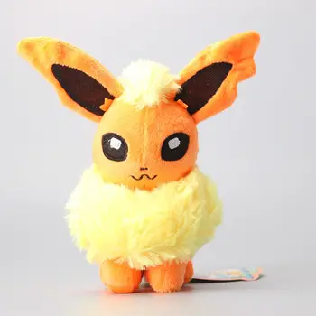 

High Quality Cartoon Figures Flareon Plush Toys Cute Flareon Soft Stuffed Dolls Kids Gift 7" 18 CM