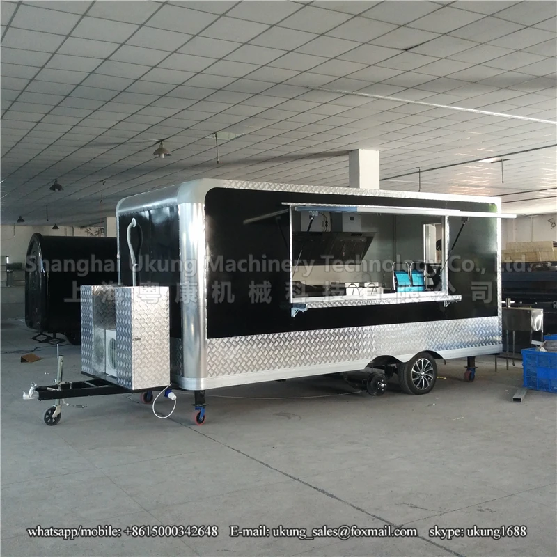 Шанхай укунг фаст-фуд грузовики/Мобильные тележки еды/мобильный Ресторан караван, мобильный ужин грузовик