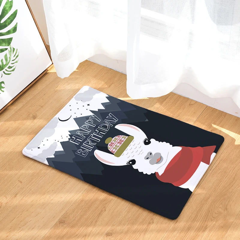  Cross-border law Laiwu 3d printing carpet Alpaca bedroom home living room carpet cartoon printing m