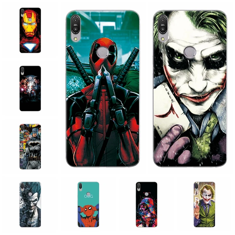 

Charming Marvel Hero Phone Case For Asus Zenfone Max Pro M1 ZB602KL X00TD Iron Man Soft TPU For Asus Zenfone Max Pro M1 ZB602KL
