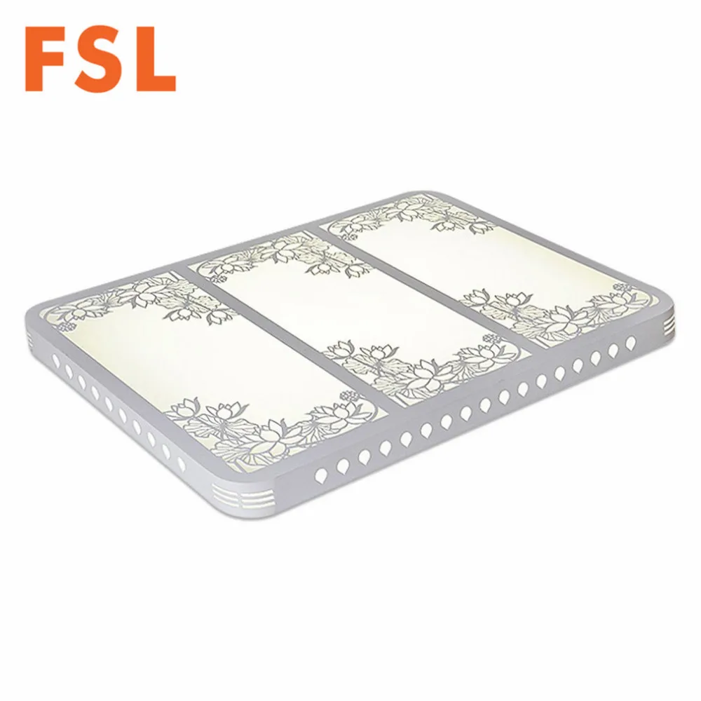 

FSL LED Hollowed Out Carving Flower Pattern Ceiling Light Electrodeless Dimming Lamp for Living Room Bedroom Dining hall