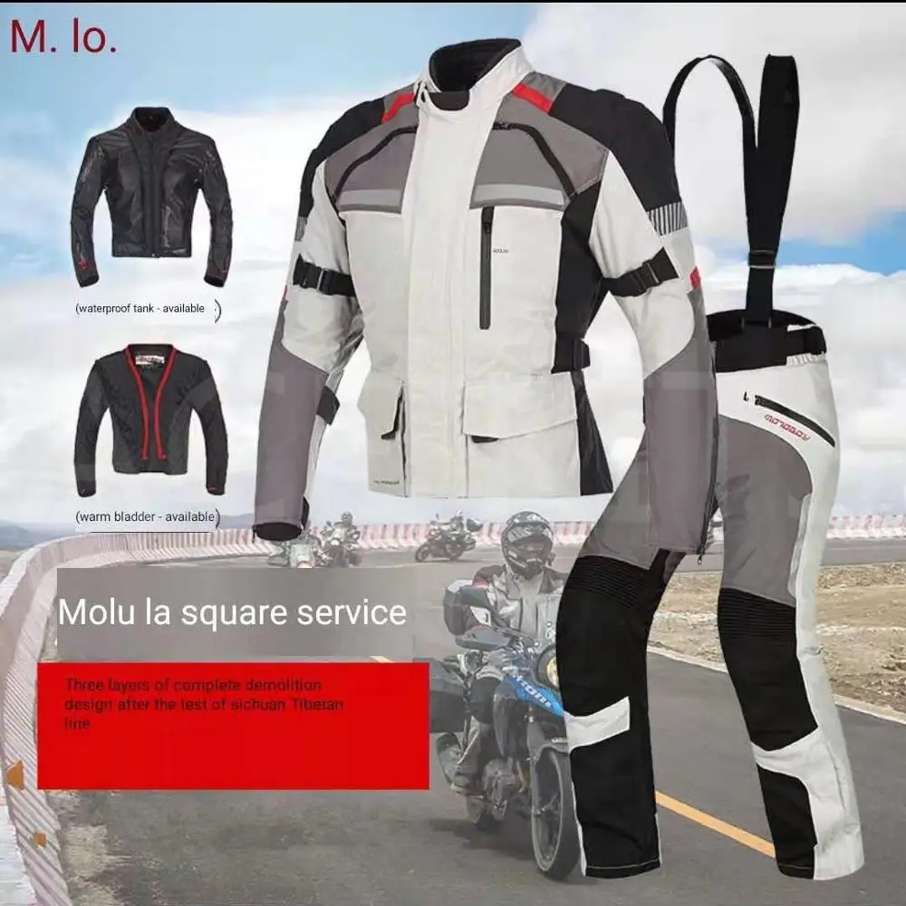 Мужская мотоциклетная куртка, комплект одежды, теплый водонепроницаемый гоночный автомобиль, локомотив, зимняя одежда для мотоциклиста, ралли, магазин № 22