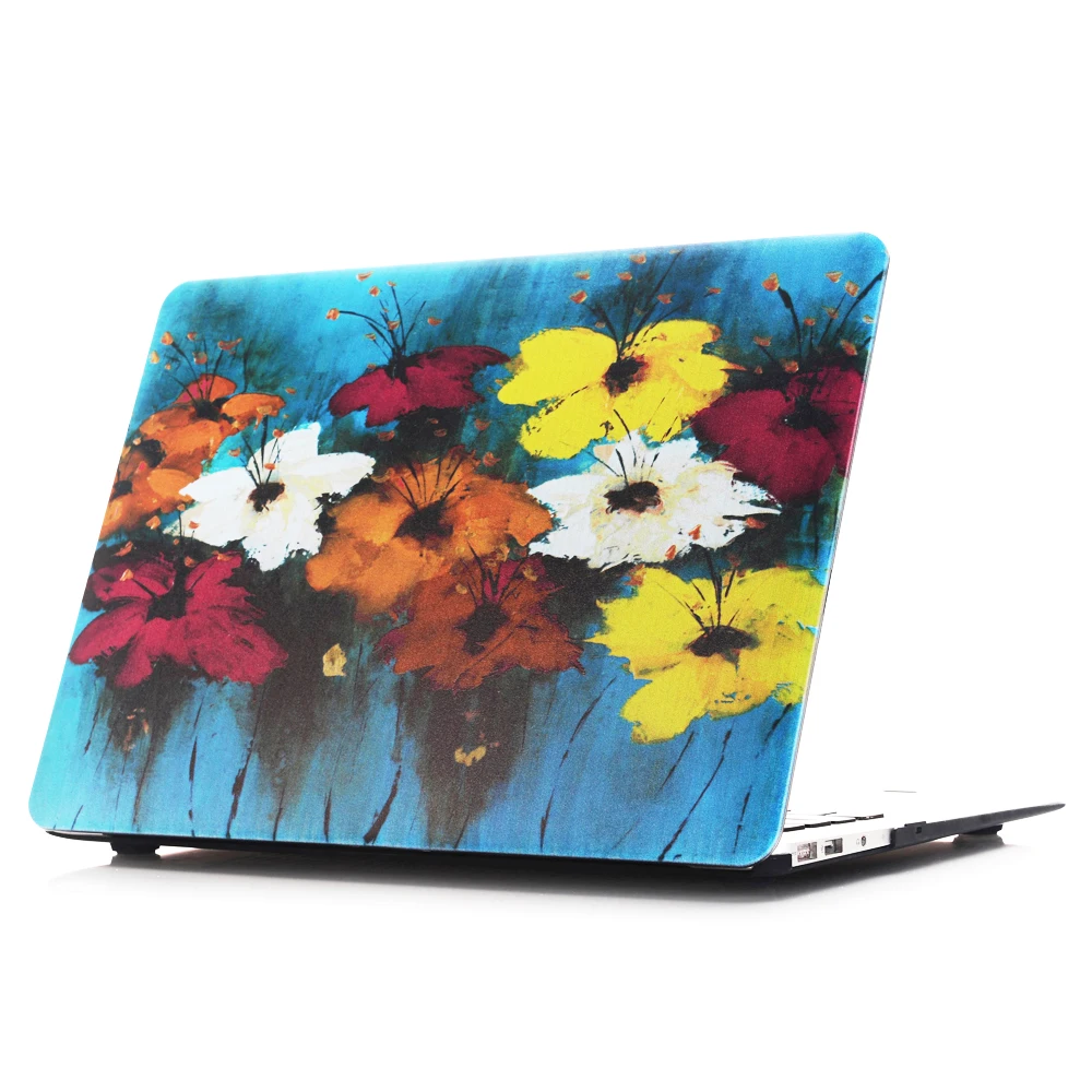 NEW Pattern Series Colorful Hue Matte Case Cover For Apple macbook Air Pro Retina 11 12 13 15 laptop bag For Mac book 13.3 inch