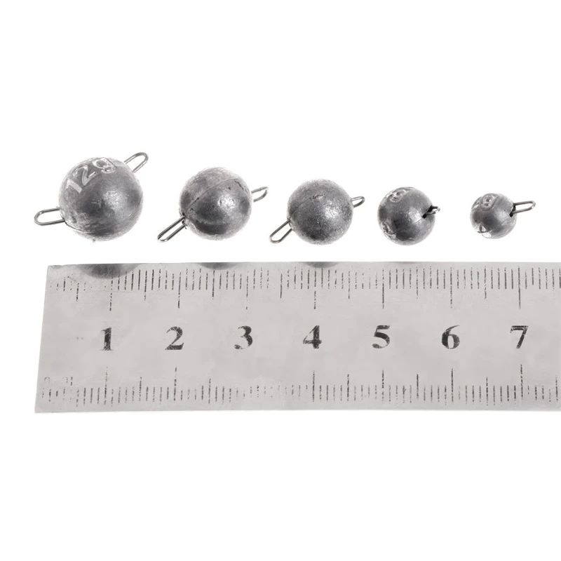 

5Pcs/bag Fishing Lead Weight 2g4g6g8g12g Sinker Hook Connector Quick Release Casting