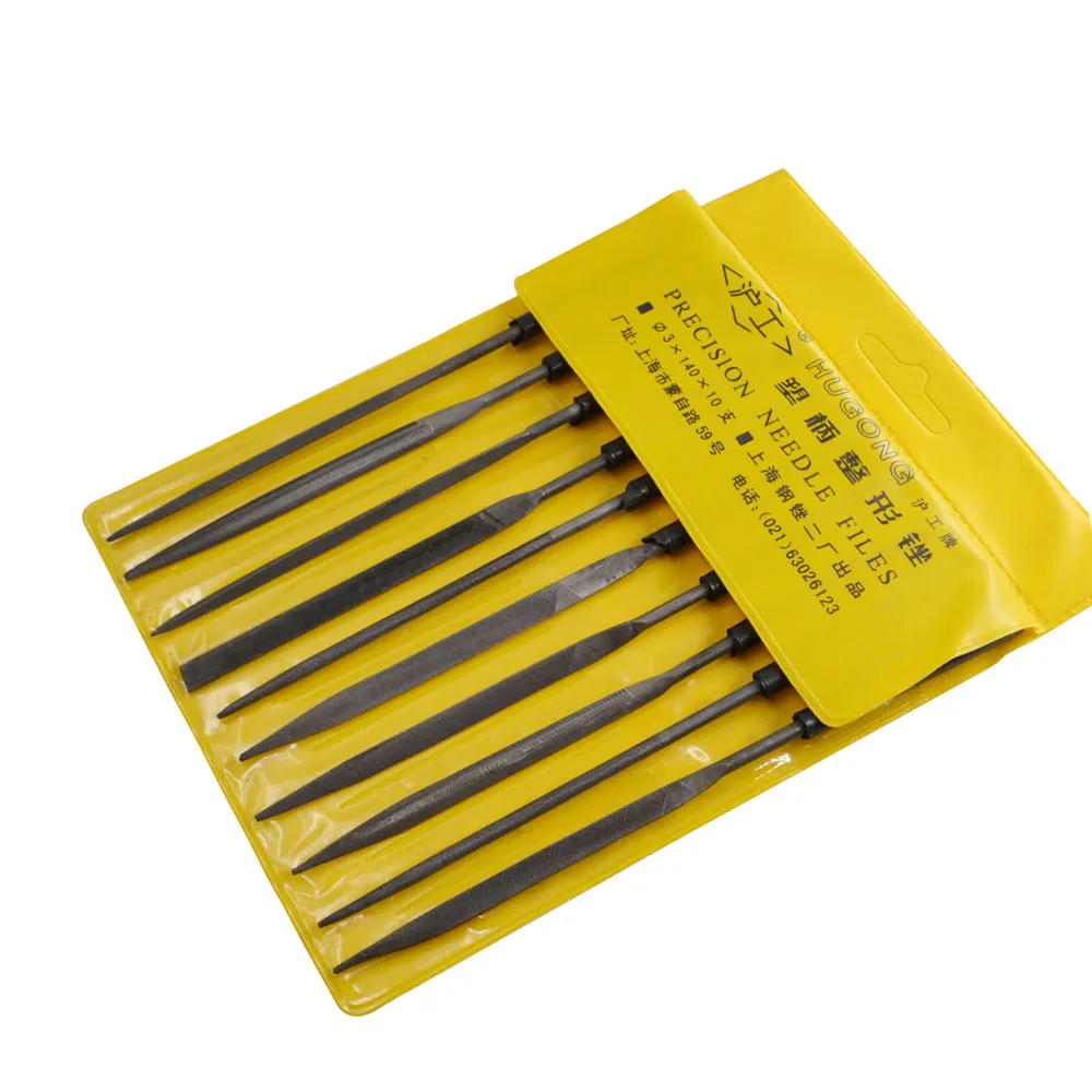 10pcs/sets 3x140mm Mini Assorted Rasp Woodworking File / Hardwood Mini