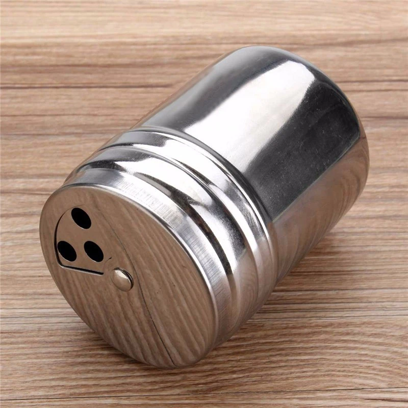 

New Durable Stainless Steel Home Kitchen Bar Spice Jar MSG Household Pepper Pot for Cooking Cook Kitchener