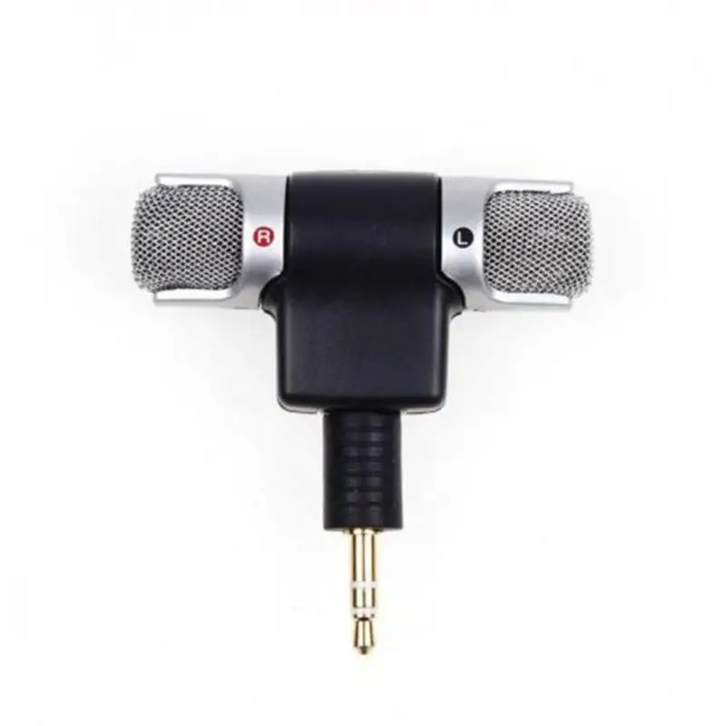 Mini 3.5mm Jack Cellphone Flexible Microphone Mic Mono Stereo