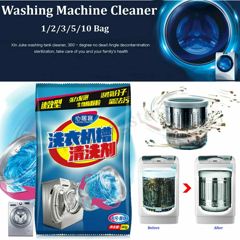 

1pcs Washing Machine Cleaner agent Cleaner Deep Cleaning Remover Deodorant Durable descaling Sterilization