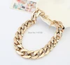 Vintage Gold Color Chunky Chain Necklace For Women Long Chian CCB Plastic Female Collar Necklace 2017 New Fashion Jewelry ► Photo 2/6