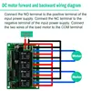 Module relais antivol DC 12V 4, récepteur 433MHz, télécommande sans fil, interrupteur, contrôleur de moteur pour alarme antivol avec capuchon de saut ► Photo 3/6