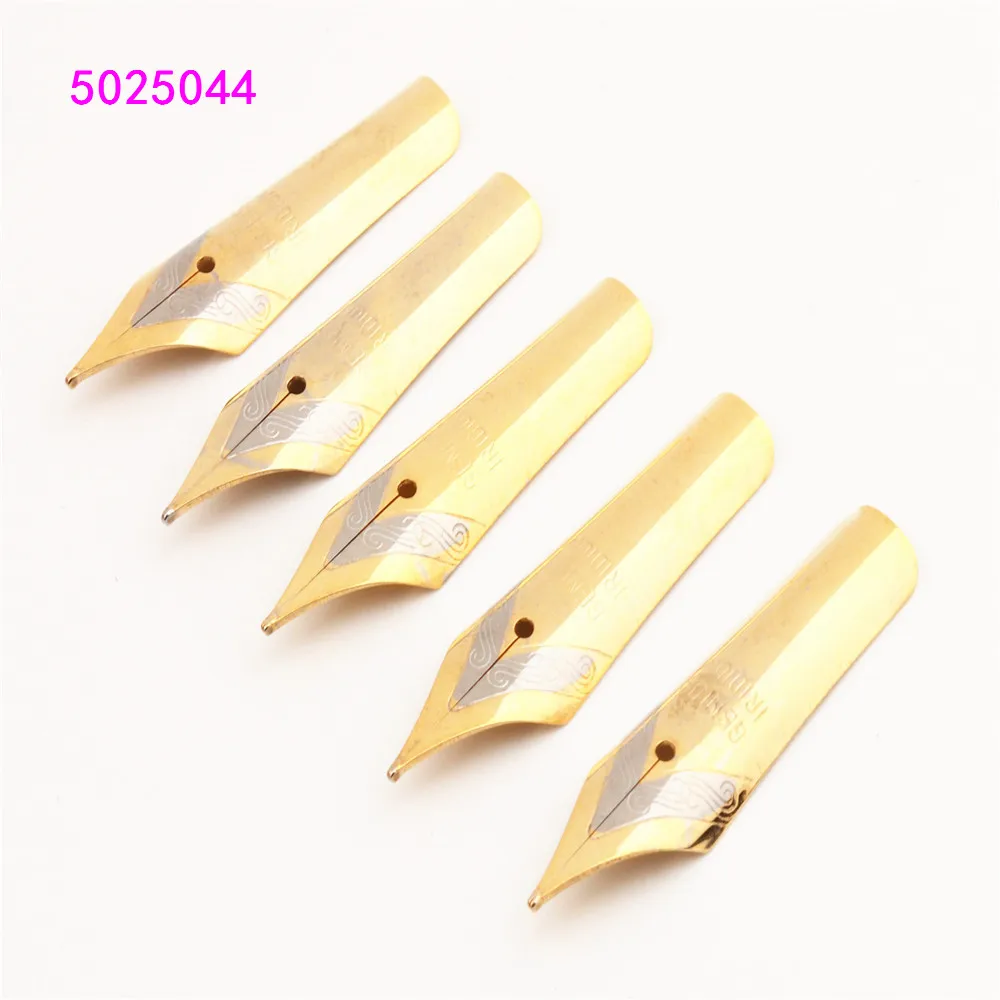 

High quality 5pcs Golden Medium nib fountain pen iridium tip pen Nib Universal other Pen You can use all the extra fine series