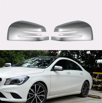 

For Mercedes Benz ML GL GLE class ML350 400 GL400 etc ABS chrome Car Rearview Mirror Decoration Shell Sticker Cover Car-styling