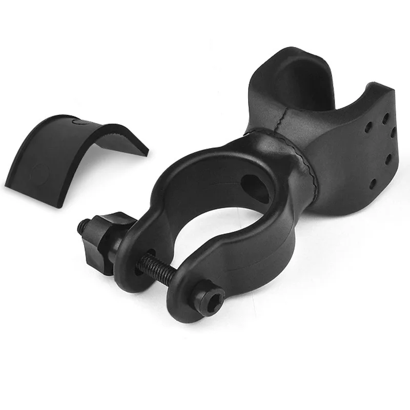High Quality Universal Bike Flashlight LED Torch Mount Clip 360 Degree Rotation Cycling Clip Clamp Bicycle Light Holder VE