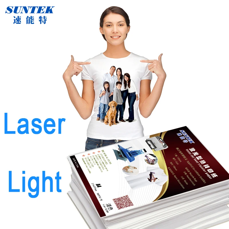 50 листов формата А4, лазерный прозрачный светильник, цветная Термотрансферная бумага для печати, Термотрансферная Бумага для футболок