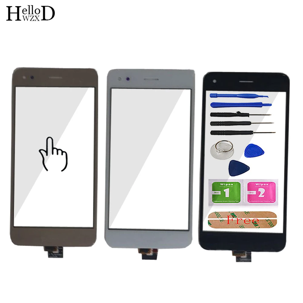 

5.0'' Mobile Touch Screen Glass For Huawei Y6 Pro 2017 Touch Screen Glass Digitizer Panel TouchScreen Lens Sensor Tools Adhesive
