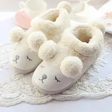 Nouvelle Arrivée Maison D’hiver Thermique Épaississement Coton Rembourré Pantoufles Femmes Hommes Intérieur Plancher Pantoufles Chaudes Chaussures Plates Livraison gratuite