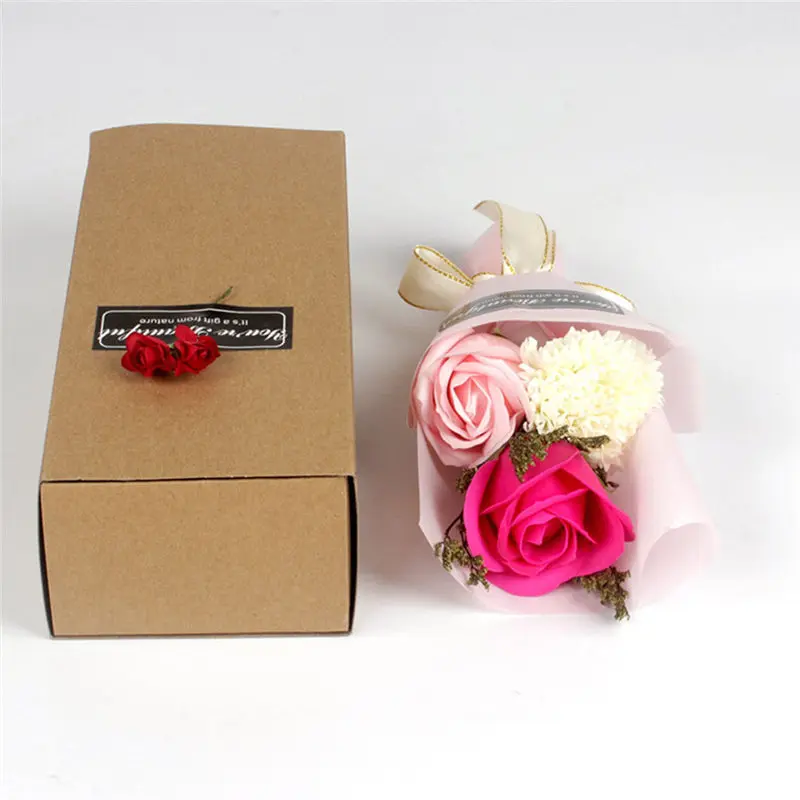 Коробка с ароматом для ванны, лепестки для тела, мыло с цветком розы, свадебное украшение, подарок для мамы, Золотая фольга, роза, милый уникальный подарок для мамы