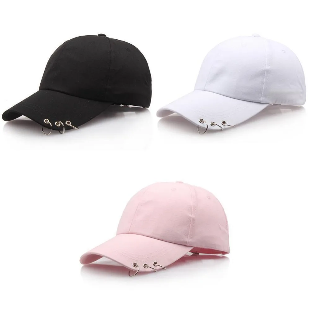 

Men Women Baseball Cap Bboy Adjustable Casual Snapback Sport Hip-Hop Ball Hat Baseball Caps Black Pink White