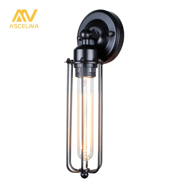 vintage style loft industrial edison hotel cafe bar restaurant wall lamp home decoration lighting iron small