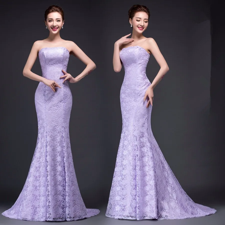 DM-2670Z#Spring summer new long Dresses white and red 2021 tail sexy slim bride violet toast suit wedding dress wholesale cheap red wedding dresses